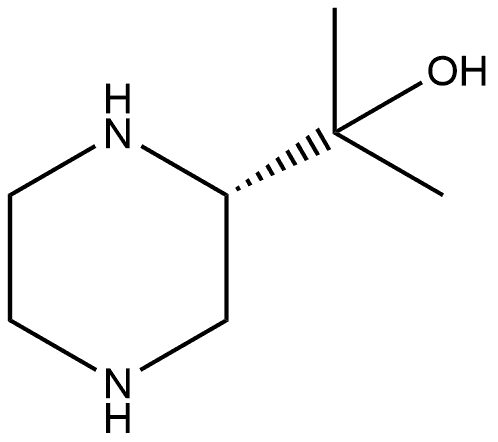 (S)-2-(哌嗪-2-基)丙-2-醇 结构式