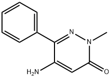 3(2H)-Pyridazinone, 5-amino-2-methyl-6-phenyl- Struktur