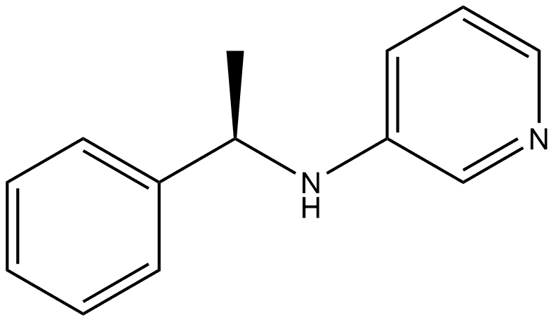 N-[(1R)-1-Phenylethyl]-3-pyridinamine Structure