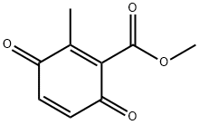 2-甲基-3,6-二氧代环己-1,4-二烯甲酸甲酯 结构式