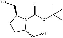 1-Pyrrolidinecarboxylic acid, 2,5-bis(hydroxymethyl)-, 1,1-dimethylethyl ester, (2S,5S)-
