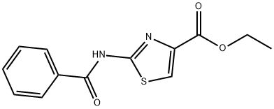 4-THIAZOLECARBOXYLIC ACID, 2-(BENZOYLAMINO)-, ETHYL ESTER 结构式