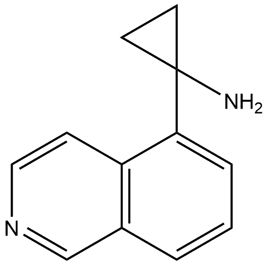 1-(5-Isoquinolinyl)cyclopropanamine Struktur