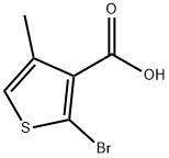 3-Thiophenecarboxylic acid, 2-bromo-4-methyl- Structure