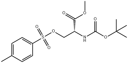 N-(叔丁氧羰基)-O-甲苯磺酰-D-癸酸甲酯, 126645-21-4, 结构式