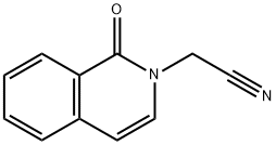 2-(1-oxo-1,2-dihydroisoquinolin-2-yl)acetonitrile Struktur