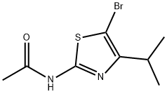 N-(5-溴-4-异丙基噻唑-2-基)乙酰胺, 1267294-34-7, 结构式