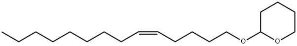 2H-Pyran, tetrahydro-2-[(5Z)-5-tetradecen-1-yloxy]- Struktur