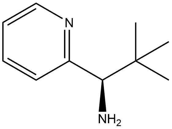 (1R)-2,2-DIMETHYL-1-(2-PYRIDYL)PROPYLAMINE Structure