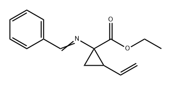 Cyclopropanecarboxylic acid, 2-ethenyl-1-[(phenylmethylene)amino]-, ethyl ester