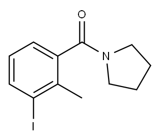 Methanone, (3-iodo-2-methylphenyl)-1-pyrrolidinyl- Structure