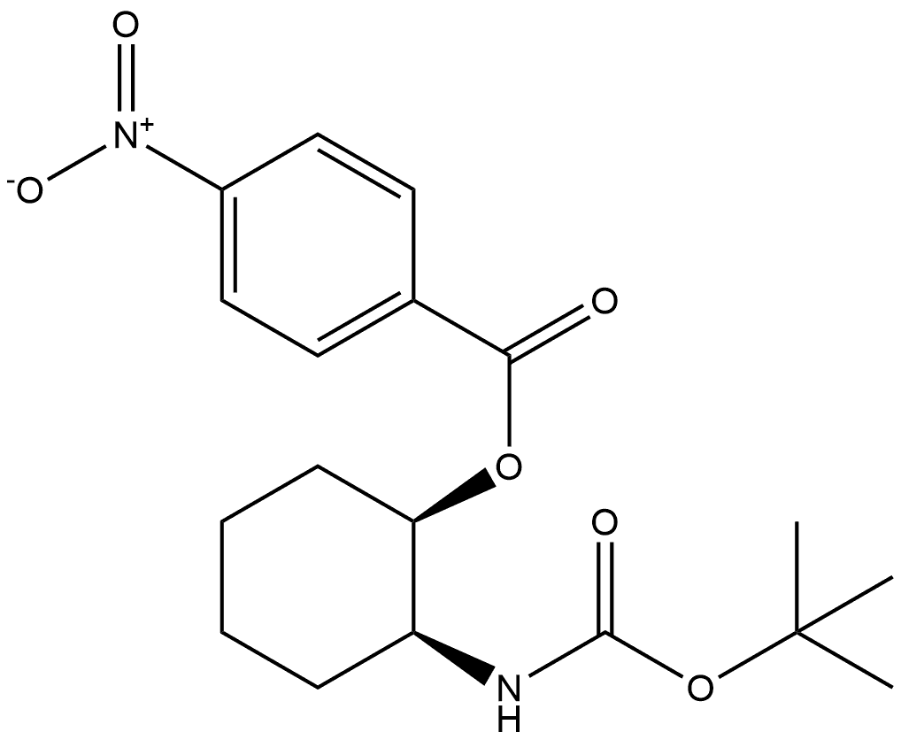 Carbamic acid, N-[(1S,2R)-2-[(4-nitrobenzoyl)oxy]cyclohexyl]-, 1,1-dimethylethyl ester