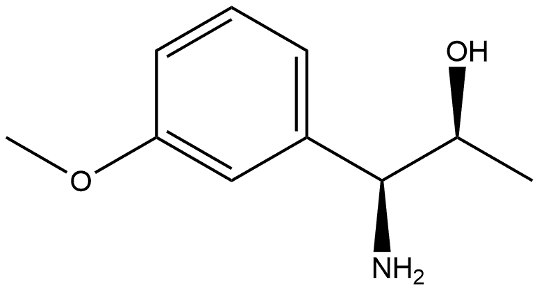 (1S,2S)-1-AMINO-1-(3-METHOXYPHENYL)PROPAN-2-OL Structure