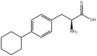 L-Phenylalanine, 4-cyclohexyl- 结构式