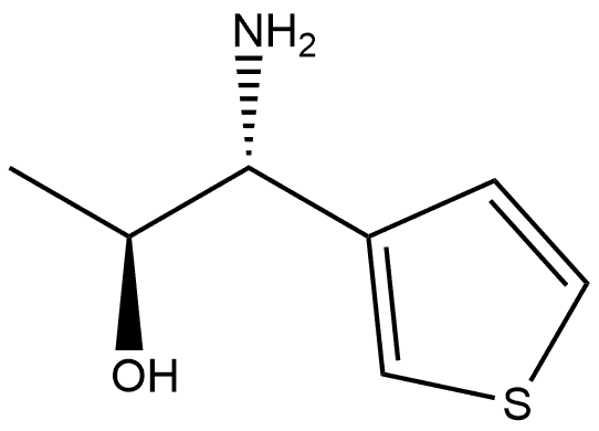 (1R,2S)-1-AMINO-1-(THIOPHEN-3-YL)PROPAN-2-OL Struktur