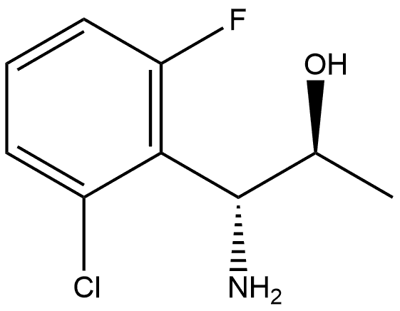 (1R,2S)-1-AMINO-1-(2-CHLORO-6-FLUOROPHENYL)PROPAN-2-OL 结构式