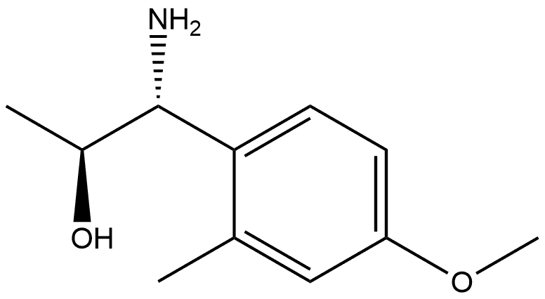 (1R,2S)-1-AMINO-1-(4-METHOXY-2-METHYLPHENYL)PROPAN-2-OL 结构式