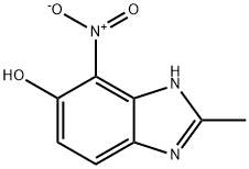 1H-Benzimidazol-5-ol,2-methyl-4-nitro-(9CI) Structure
