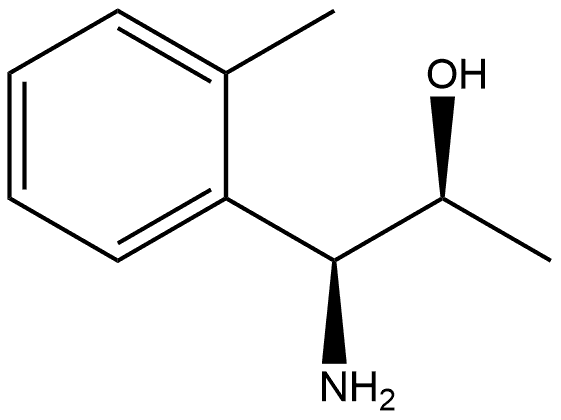 (1S,2S)-1-AMINO-1-(2-METHYLPHENYL)PROPAN-2-OL Struktur