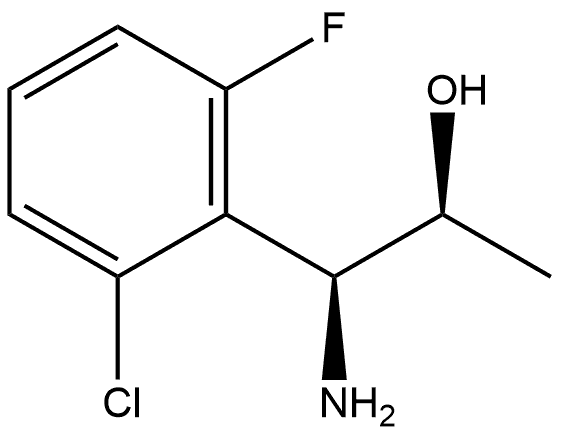 (1S,2S)-1-AMINO-1-(2-CHLORO-6-FLUOROPHENYL)PROPAN-2-OL 结构式