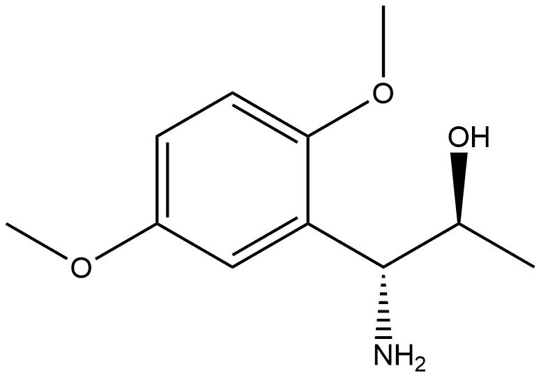 (1R,2S)-1-AMINO-1-(2,5-DIMETHOXYPHENYL)PROPAN-2-OL Structure