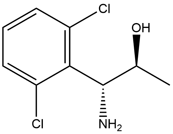 (1R,2S)-1-AMINO-1-(2,6-DICHLOROPHENYL)PROPAN-2-OL,1270283-86-7,结构式