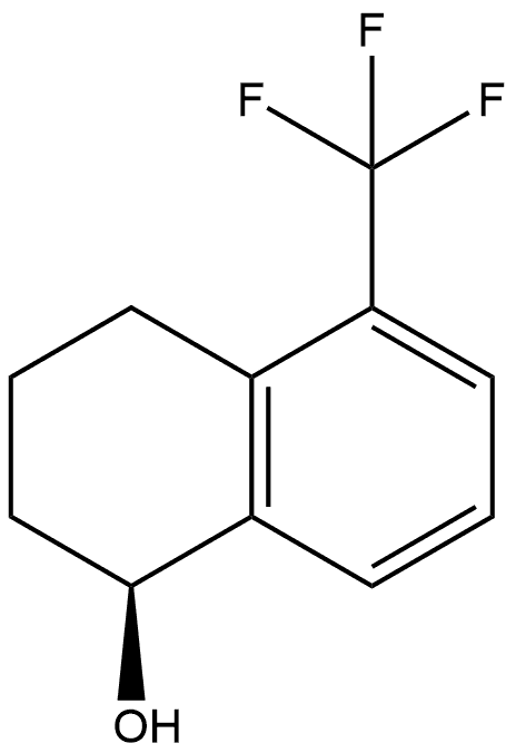 (S)-5-(trifluoromethyl)-1,2,3,4-tetrahydronaphthalen-1-ol Structure