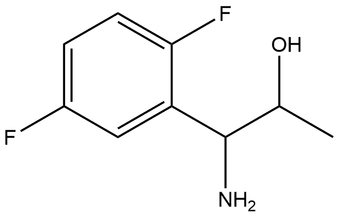 1-AMINO-1-(2,5-DIFLUOROPHENYL)PROPAN-2-OL,1270348-48-5,结构式