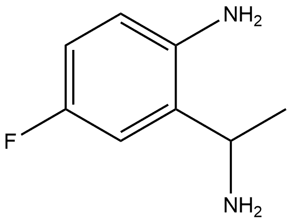 2-(1-AMINOETHYL)-4-FLUOROANILINE,1270351-62-6,结构式