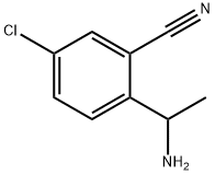 Benzonitrile, 2-(1-aminoethyl)-5-chloro- Structure
