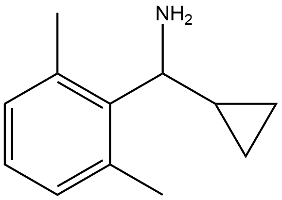 cyclopropyl(2,6-dimethylphenyl)methanamine Structure