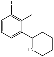 2-(3-iodo-2-methylphenyl)piperidine Struktur