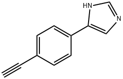 4-(4-ethynylphenyl)-1H-imidazole Structure