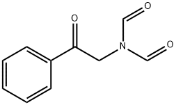 Formamide, N-formyl-N-(2-oxo-2-phenylethyl)- Struktur