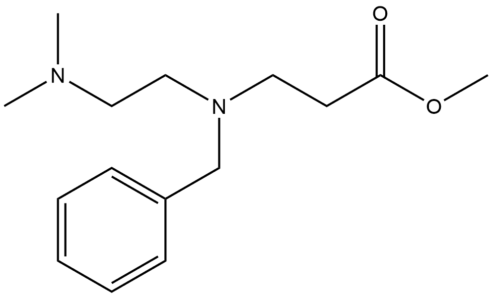 β-Alanine, N-[2-(dimethylamino)ethyl]-N-(phenylmethyl)-, methyl ester