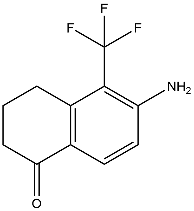 6-氨基-5-(三氟甲基)-3,4-二氢萘-1(2H)-酮,1273663-88-9,结构式