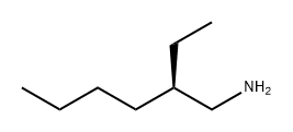 1-Hexanamine, 2-ethyl-, (2R)-,127419-43-6,结构式