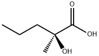 (S)-2-羟基-2-甲基戊酸, 127725-18-2, 结构式