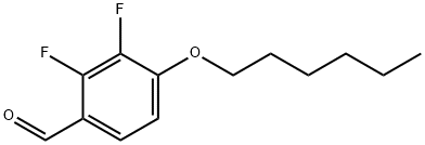 2,3-Difluoro-4-(hexyloxy)benzaldehyde 结构式