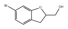 2-Benzofuranmethanol, 6-bromo-2,3-dihydro- Structure