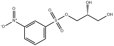 Benzenesulfonic acid, 3-nitro-, 2,3-dihydroxypropyl ester, (R)- (9CI) Struktur