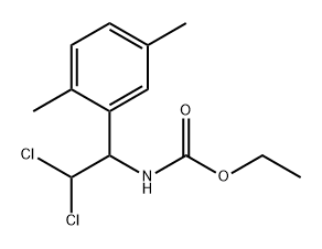 Carbamic acid, [2,2-dichloro-1-(2,5-dimethylphenyl)ethyl]-, ethyl ester (9CI)
