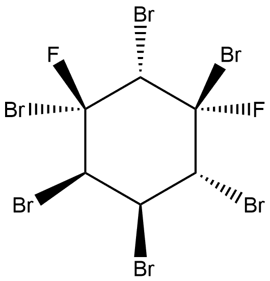 Cyclohexane, 1,2,3,4,5,6-hexabromo-1,3-difluoro-, (1α,2α,3β,4α,5β,6β)- (9CI)