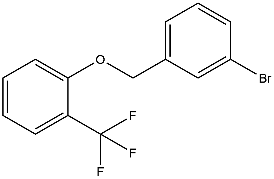 Benzene, 1-[(3-bromophenyl)methoxy]-2-(trifluoromethyl)- 结构式