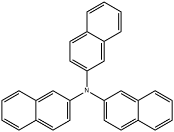 三(萘-2-基)胺, 1283147-61-4, 结构式