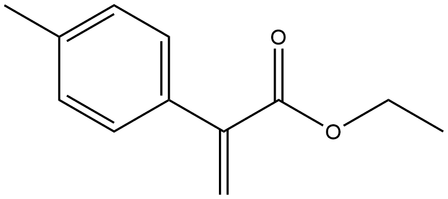 ethyl 2-(p-tolyl)acrylate, 128839-68-9, 结构式