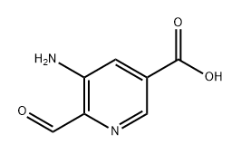 5-氨基-6-甲酰烟酸, 1289016-85-8, 结构式