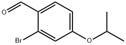 2-Bromo-4-(propan-2-yloxy)benzaldehyde Struktur