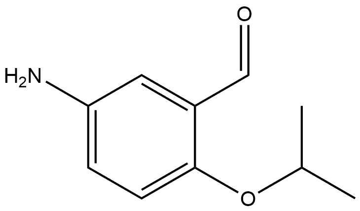 5-氨基-2-异丙氧基苯甲醛, 1289069-22-2, 结构式