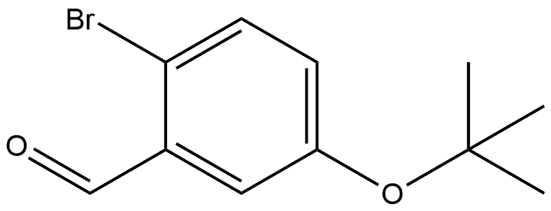 2-Bromo-5-tert-butoxybenzaldehyde 结构式